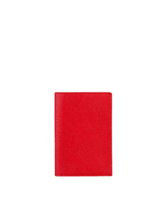Обложка для паспорта женская Fabula O.1.BK красный