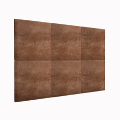 Мягкие обои Eco Leather Moka 50х50 см 1 шт. Tartilla