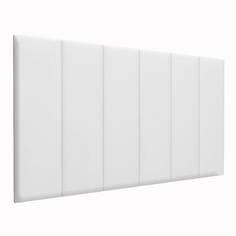 Мягкие обои Eco Leather White 30х100 см 4 шт. Tartilla