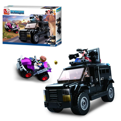 Конструктор Sluban Полиция Полицейский внедорожник на захвате, 293 детали Junfa Toys