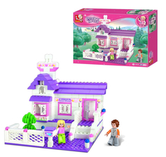 Конструктор Sluban Розовая мечта Коттедж 193 детали Junfa Toys