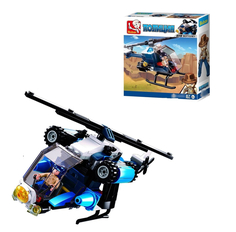 Конструктор Sluban Полиция Вертолет 87 деталей Junfa Toys