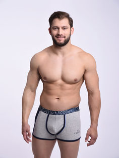 Трусы Cascatto боксер для мужчин, серый, размер XXL, BXM1817