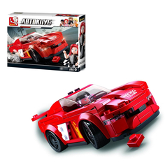 Конструктор Sluban Автоклуб Спортивная машина красная 163 детали Junfa Toys