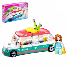 Конструктор Sluban Розовая мечта Лимузин 117 деталей Junfa Toys