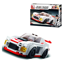 Конструктор Sluban Автоклуб Спортивная машина белая 152 детали Junfa Toys