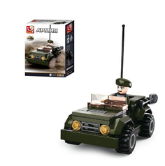 Конструктор Sluban Армия Военный джип 83 детали Junfa Toys