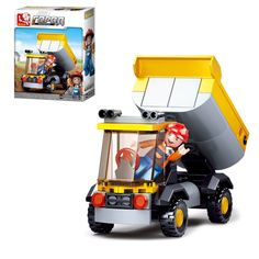 Конструктор Sluban Город Стройка Самосвал 83 детали Junfa Toys