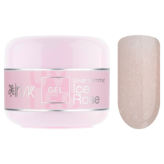 Гель ABC Limited collection 16 Ice Rose Silver shimmer, 15мл Irisk