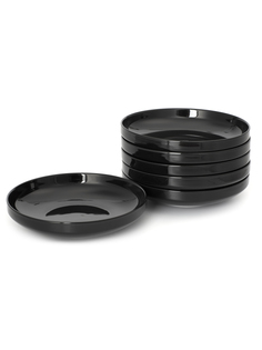 Тарелка суповая DOMENIK BLACK 19см