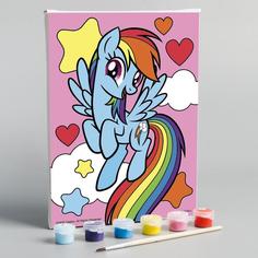 Картина по номерам «Радуга Дэш», My Little Pony, 21х15 см Hasbro