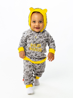 Комбинезон детский КотМарКот 654121400, серый, 68