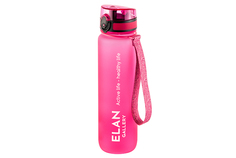 Бутылка для воды Elan Gallery Style Matte 1000 мл 7,8х7,8х28,5 см фуксия