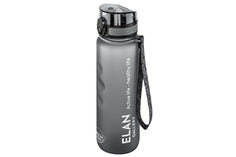 Бутылка для воды Elan Gallery Style Matte 1000 мл 7,8х7,8х28,5 см углубления, серая