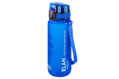 Бутылка для воды Elan Gallery Style Matte 500 мл 6,5х6,5х23 см углубления, небесная