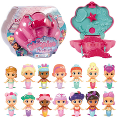 Кукла IMC Toys Bloopies Shellies Русалочка 14 видов в ассортименте, розовая ракушка, 1 шт.