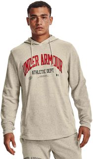 Худи мужское Under Armour Rival Try Athlc Dept Hd бежевое 46-48