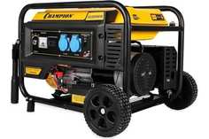 Генератор CHAMPION GG3200EW (3,2/3,5кВт OHV 7,5лс 15л 48кг эл.старт колеса)