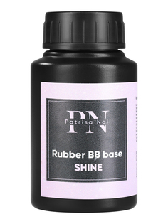База для гель-лака Patrisa Nail Rubber BB-base Shine камуфлирующая каучуковая, 30 мл