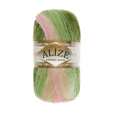 Пряжа Angora Gold Batik 20% шерсть, 80% акрил 550м/100гр (2527) Alize