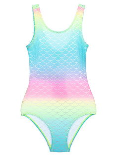 Купальник слитный детский PlayToday 12322367, цвет разноцветный, размер 104