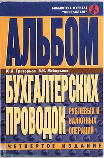 Книга Альбом бухгалтерских проводок рублевых и валютных операций No Brand