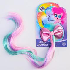 Прядь для волос с бантиком, розовый, My Little Pony Hasbro