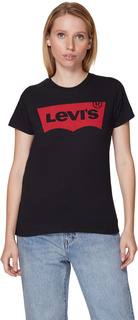 Футболка женская Levis Women The Perfect Tee черная S Levis®