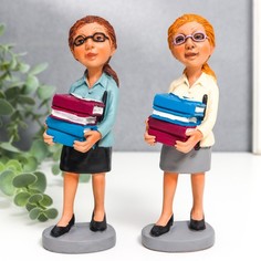 Сувенир полистоун "Учительница" МИКС 6,5х5х15 см No Brand