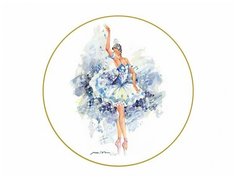 Тарелка декоративная. Императорский фарфоровый завод. Форма Эллипс. Рисунок Фея нежности.