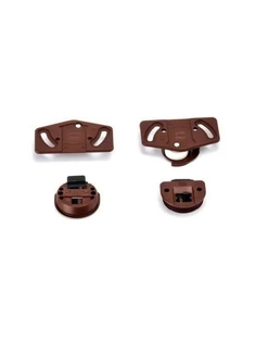 Комплект роликов для шкафа купе на 1 дверь HETTICH MP00162, цвет коричневый
