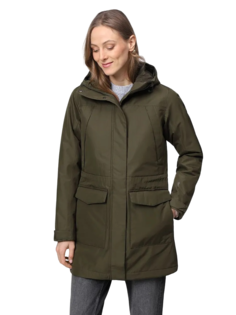 Парка Helly Hansen W FRIDA INS PARKA для женщин, XS, тёмно-зелёная