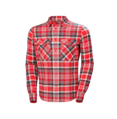 Рубашка Helly Hansen LOKKA ORGANIC FLANNEL LS SHIRT для мужчин, L, красная