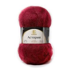Пряжа Камтекс Астория 50гр. 180м. (65% хлопок, 35% шерсть) (047 бордо)