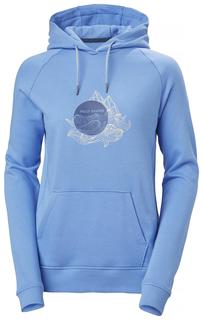 Худи Helly Hansen W F2F COTTON HOODIE для женщин, S, синий