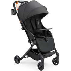 Коляска прогулочная Umma Pro детская Happy Baby от 7 месяцев черная