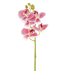 Цветок искусственный на ножке Орхидея розовая Gloria Garden 70 см 9180082