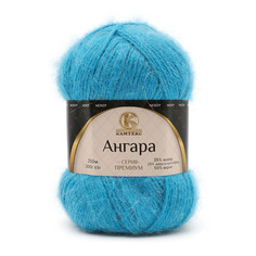 Пряжа Камтекс Ангара 100гр. 250м. 35% мохер, 15% шерсть кроссбред, 50% акрил 024 бирюза