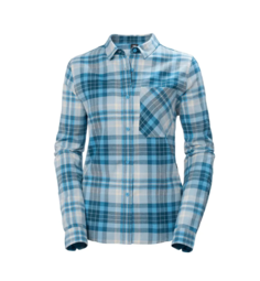Рубашка Helly Hansen W LOKKA ORGANIC FLANNEL LS SHI для женщин, S, синяя