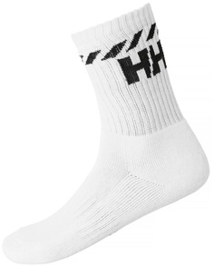 Носки Helly Hansen COTTON SPORT SOCK 3PK унисекс, размер 45-47, белые, 3 пары