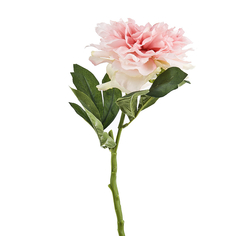 Цветок искусственный на ножке Пион розовый Gloria Garden 60 см 7820199