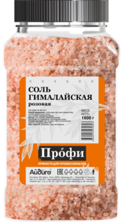 Соль Гималайская Розовая Айдиго, 1600 г