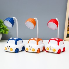 RISALUX Настольная лампа "Машинка" LED 2Вт USB АКБ МИКС 10х8х22,5 см