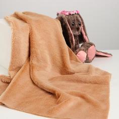 Лоскут для рукоделия, 50х50 см, мех, цвет светло-коричневый Страна Карнавалия