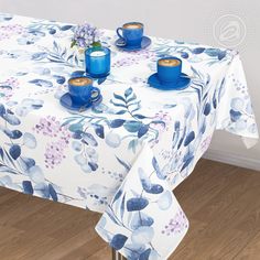 Скатерть столовая АРТПОСТЕЛЬ Эвкалипт 150x220