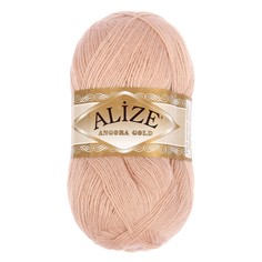 Пряжа "Angora Gold" 20% шерсть, 80% акрил 550м/100гр (404 шампань) Alize