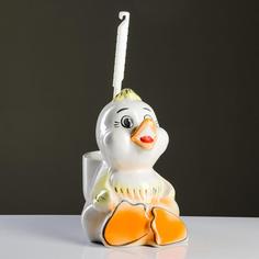 Подставка под ёрш "Утенок", с ёршиком Хорошие сувениры