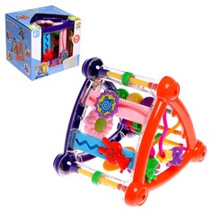 Развивающая игрушка «Умный малыш», красный зайчик No Brand