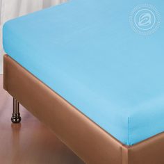 Простыня на резинке поплиновая АРТПОСТЕЛЬ Лагуна арт. 943 140x200
