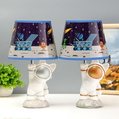 RISALUX Настольная лампа "Космос " Е14 15Вт МИКС 20х20х35 см